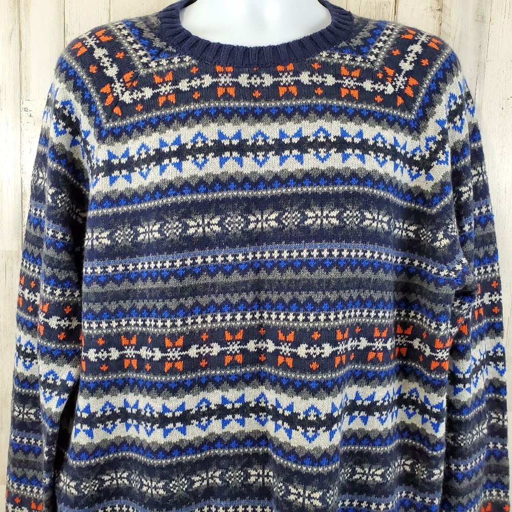American Eagle Mens Crew Neck Sweater XL Blue - Picture 2 of 5